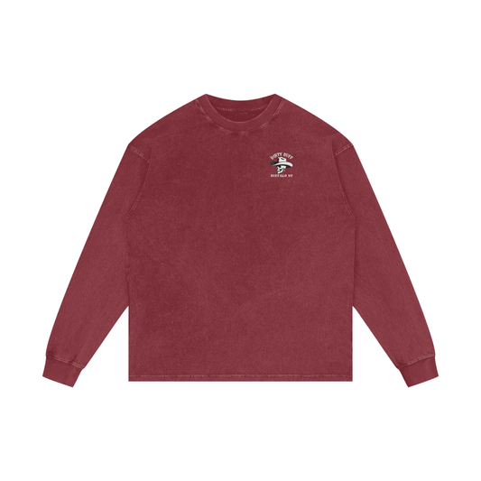 Acid Wash Oversize Long Sleeve T-Shirt