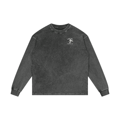Acid Wash Oversize Long Sleeve T-Shirt