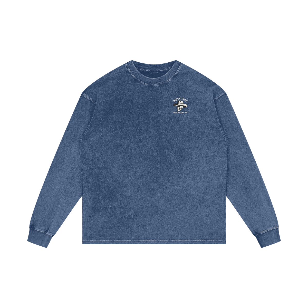Acid Wash Oversize Long Sleeve T-Shirt